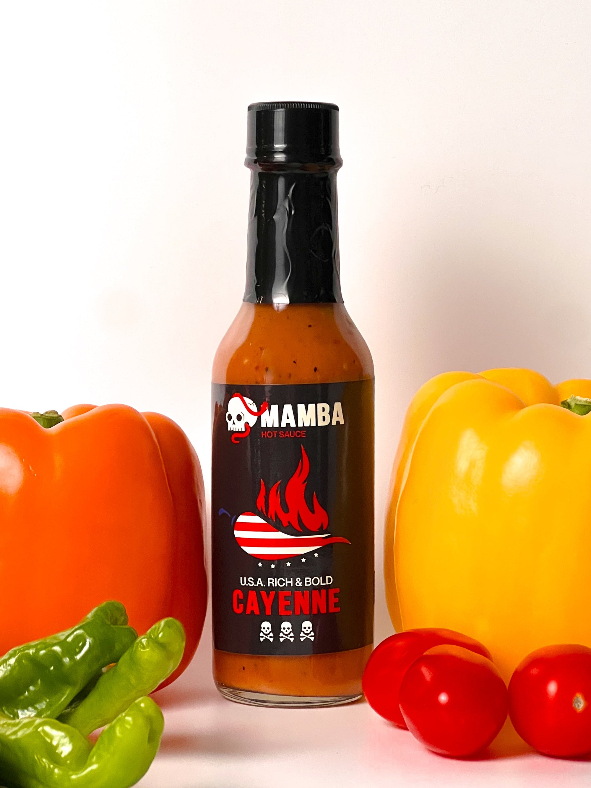 USA Rich & Bold Cayenne CasePack of 12 bottles 5 OZ each