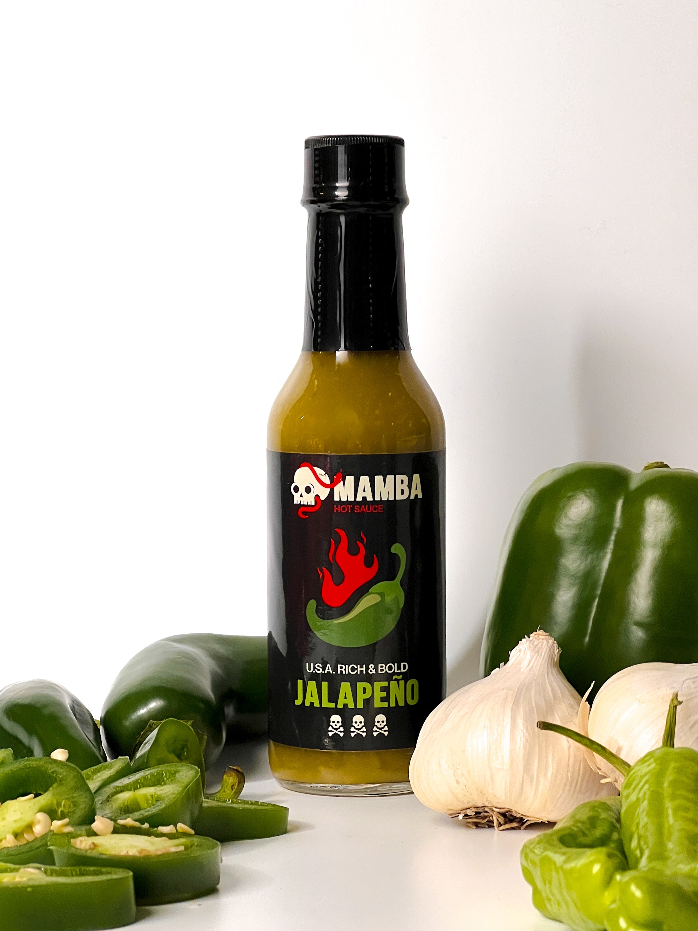USA Rich & Bold Jalapeno CasePack of 12 bottles 5 OZ each